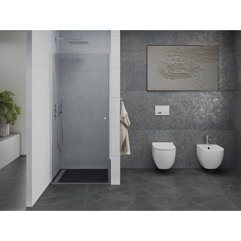 Mexen Pretoria drzwi prysznicowe uchylne 85 cm, transparent, chrom - 852-085-000-01-00