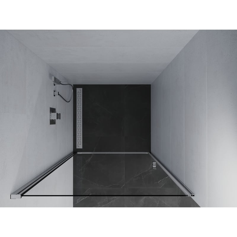 Mexen Pretoria drzwi prysznicowe uchylne 85 cm, transparent, chrom - 852-085-000-01-00