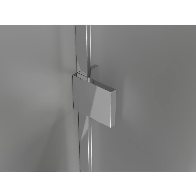 Mexen Lunar L Duo kabina prysznicowa uchylna 100 x 100 cm, transparent, chrom - 834L-100L-100P-01-00