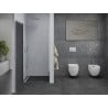 Mexen Pretoria drzwi prysznicowe uchylne 70 cm, grafit, chrom - 852-070-000-01-40