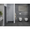 Mexen Pretoria drzwi prysznicowe uchylne 80 cm, grafit, chrom - 852-080-000-01-40