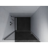 Mexen Pretoria drzwi prysznicowe uchylne 80 cm, grafit, chrom - 852-080-000-01-40