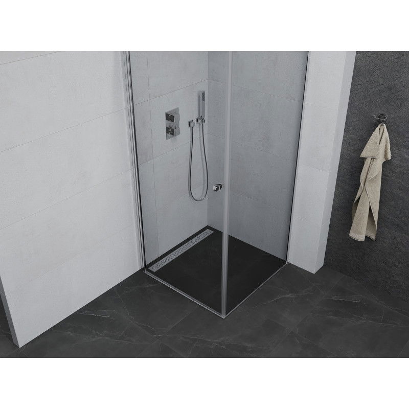 Mexen Pretoria kabina prysznicowa uchylna 70 x 70 cm, transparent, chrom - 852-070-070-01-00