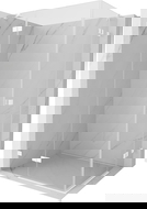 Mexen Lunar Duo kabina prysznicowa uchylna lewa 90 x 80 cm, transparent, biała - 834-090L-080P-20-00