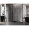 Mexen Lunar kabina prysznicowa pięciokątna uchylna lewa 80 x 80 cm, transparent, gun metal - 831-080L-080P-95-00-L