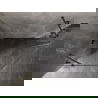 Mexen Lunar kabina prysznicowa pięciokątna uchylna lewa 90 x 80 cm, transparent, gun metal - 831-090L-080P-95-00-L