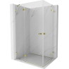Mexen Lunar Duo kabina prysznicowa uchylna lewa 120 x 95 cm, transparent, złota - 834-120L-095P-50-00