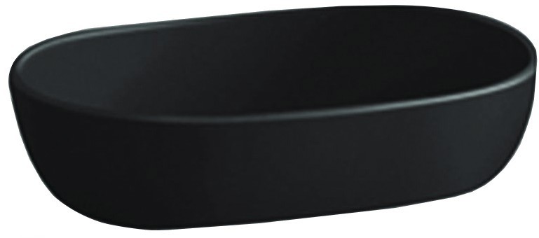 Mexen Viki umywalka nablatowa 59 x 40 cm, czarna - 21056070