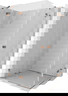 Mexen Lunar Duo kabina prysznicowa uchylna lewa 80 x 75 cm, transparent, różowe złoto - 834-080L-075P-60-00