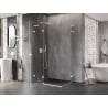 Mexen Lunar L Duo kabina prysznicowa uchylna 80 x 70 cm, transparent, biała - 834L-080L-070P-20-00