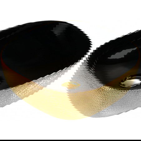 Mexen Vera umywalka nablatowa 42 x 42 cm, złota/czarna - 21074177