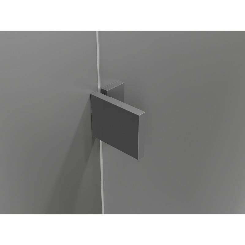Mexen Lunar kabina prysznicowa pięciokątna uchylna prawa 100 x 80 cm, transparent, gun metal - 831-100P-080L-95-00-P