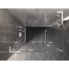 Mexen Lunar L Duo kabina prysznicowa uchylna lewa 100 x 95 cm, transparent, biała - 834L-100L-095P-20-00