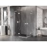 Mexen Lunar L Duo kabina prysznicowa uchylna lewa 115 x 85 cm, transparent, biała - 834L-115L-085P-20-00