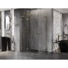 Mexen Lunar L Duo kabina prysznicowa uchylna lewa 100 x 90 cm, transparent, złota - 834L-100L-090P-50-00