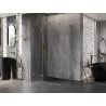 Mexen Lunar L Duo kabina prysznicowa uchylna lewa 110 x 70 cm, transparent, złota - 834L-110L-070P-50-00