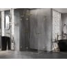 Mexen Lunar L Duo kabina prysznicowa uchylna lewa 110 x 85 cm, transparent, złota - 834L-110L-085P-50-00