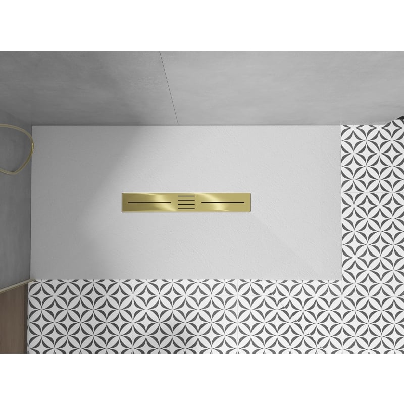 Mexen Toro maskownica do brodzika 170-200 cm, złota - 43930050