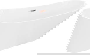 Mexen Dora wanna wolnostojąca 160 x 75 cm, biała, przelew różowe złoto - 52071607500-60