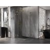 Mexen Lunar L Duo kabina prysznicowa uchylna 85 x 85 cm, transparent, złota szczotkowana - 834L-085L-085P-55-00