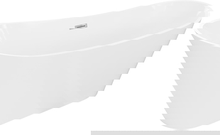 Mexen Dora wanna wolnostojąca 170 x 75 cm, biała, przelew chrom - 52071707500-01