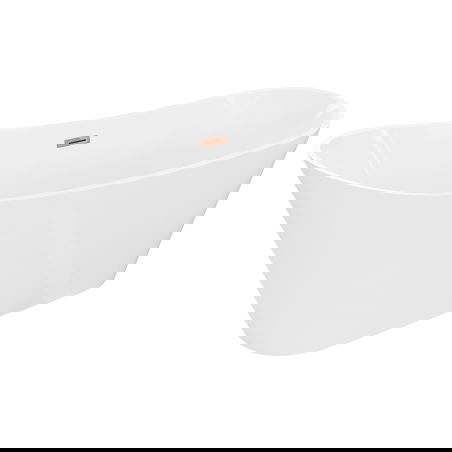 Mexen Dora wanna wolnostojąca 170 x 75 cm, biała, przelew różowe złoto - 52071707500-60