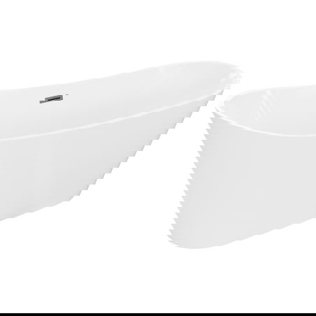 Mexen Dora wanna wolnostojąca 170 x 75 cm, biała, przelew gun metal - 52071707500-95