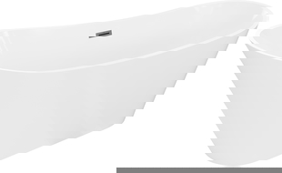 Mexen Dora wanna wolnostojąca 170 x 75 cm, biała, przelew gun metal - 52071707500-95