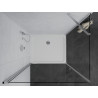Mexen Pretoria kabina prysznicowa uchylna 100 x 90 cm, transparent, chrom + brodzik Flat - 852-100-090-01-00-4010