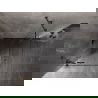 Mexen Lunar Duo kabina prysznicowa uchylna 90 x 90 cm, transparent, gun gray szczotkowany - 834-090L-090P-66-00