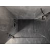 Mexen Lunar Duo kabina prysznicowa uchylna lewa 100 x 90 cm, transparent, gun gray szczotkowany - 834-100L-090P-66-00