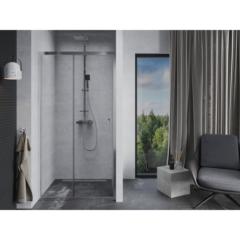 Mexen Apia drzwi prysznicowe rozsuwane 105 cm, transparent, chrom - 845-105-000-01-00