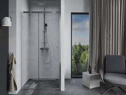 Mexen Apia drzwi prysznicowe rozsuwane 125 cm, transparent, chrom - 845-125-000-01-00