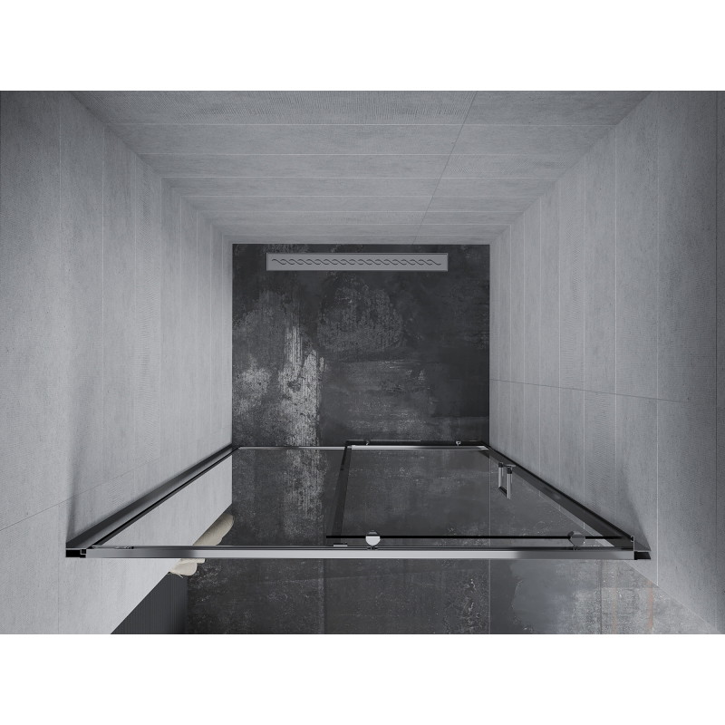 Mexen Apia drzwi prysznicowe rozsuwane 145 cm, transparent, chrom - 845-145-000-01-00
