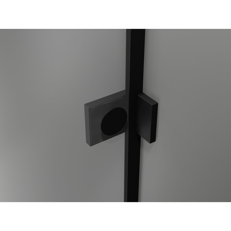 Mexen Lunar Duo kabina prysznicowa uchylna lewa 105 x 85 cm, transparent, czarna - 834-105L-085P-70-00