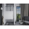 Mexen Apia drzwi prysznicowe rozsuwane 130 cm, pasy, chrom - 845-130-000-01-20