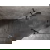 Mexen Lunar Duo kabina prysznicowa uchylna lewa 120 x 90 cm, transparent, czarna - 834-120L-090P-70-00