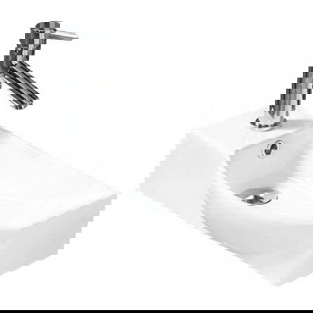 Mexen Hugo umywalka nablatowa prawa 50 x 23 cm, biała - 21255000R