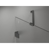Mexen Lunar Duo kabina prysznicowa uchylna lewa 105 x 85 cm, transparent, gun metal - 834-105L-085P-95-00
