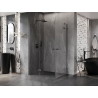 Mexen Lunar Duo kabina prysznicowa uchylna lewa 105 x 85 cm, transparent, gun metal - 834-105L-085P-95-00