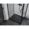 Mexen Apia kabina prysznicowa rozsuwana 100 x 90 cm, transparent, czarna - 840-100-090-70-00