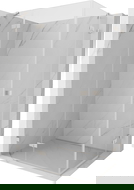 Mexen Lunar Duo kabina prysznicowa uchylna lewa 95 x 90 cm, transparent, nikiel szczotkowany - 834-095L-090P-97-00