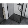 Mexen Apia kabina prysznicowa rozsuwana 105 x 80 cm, transparent, czarna - 840-105-080-70-00