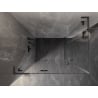 Mexen Lunar L Duo kabina prysznicowa uchylna lewa 115 x 70 cm, transparent, gun gray szczotkowany - 834L-115L-070P-66-00