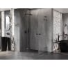 Mexen Lunar L Duo kabina prysznicowa uchylna lewa 120 x 95 cm, transparent, gun gray szczotkowany - 834L-120L-095P-66-00