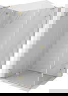 Mexen Lunar L kabina prysznicowa uchylna lewa 95 x 70 cm, transparent, złota - 834L-095-070-50-00-L