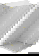 Mexen Lunar L kabina prysznicowa uchylna lewa 95 x 80 cm, transparent, złota - 834L-095-080-50-00-L