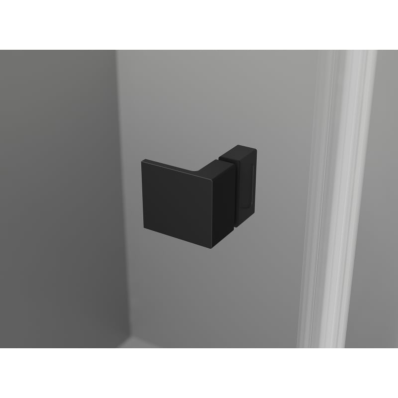 Mexen Lunar L Duo kabina prysznicowa uchylna lewa 105 x 75 cm, transparent, czarna - 834L-105L-075P-70-00