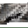 Mexen Lunar L Duo kabina prysznicowa uchylna lewa 115 x 90 cm, transparent, czarna - 834L-115L-090P-70-00