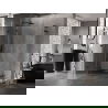 Mexen Lunar L Duo kabina prysznicowa uchylna lewa 115 x 105 cm, transparent, czarna - 834L-115L-105P-70-00
